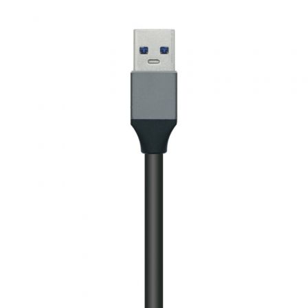 Aisens Hub USB 3.0 Aluminio Gris 10cm Aisens Hub USB 3.0 Aluminio Gris 10cm